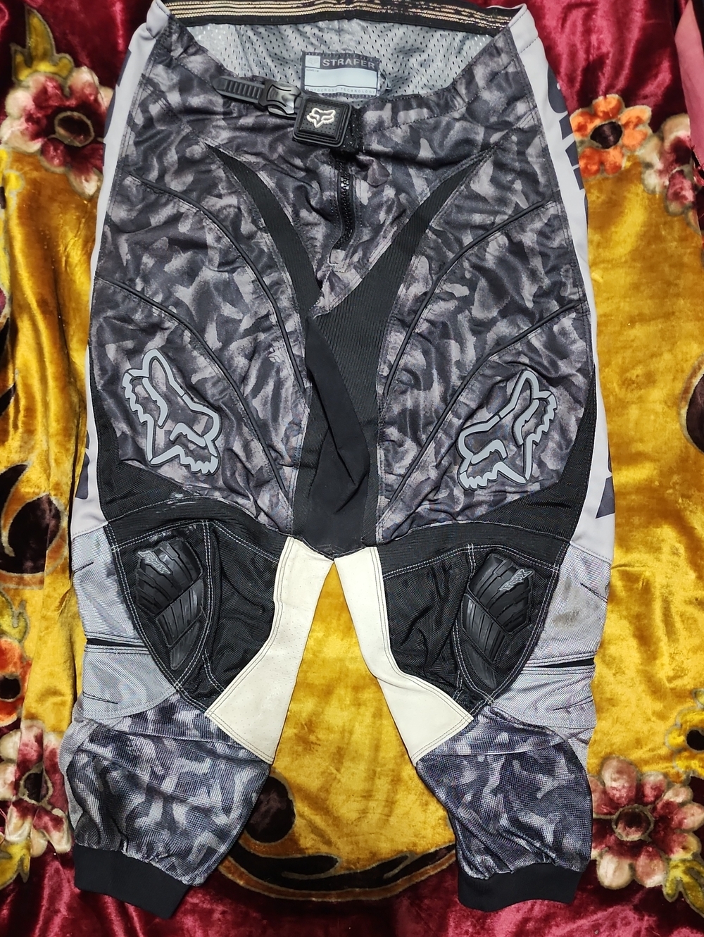 Fox Racing Strafer  Gray Camo Moto Pants